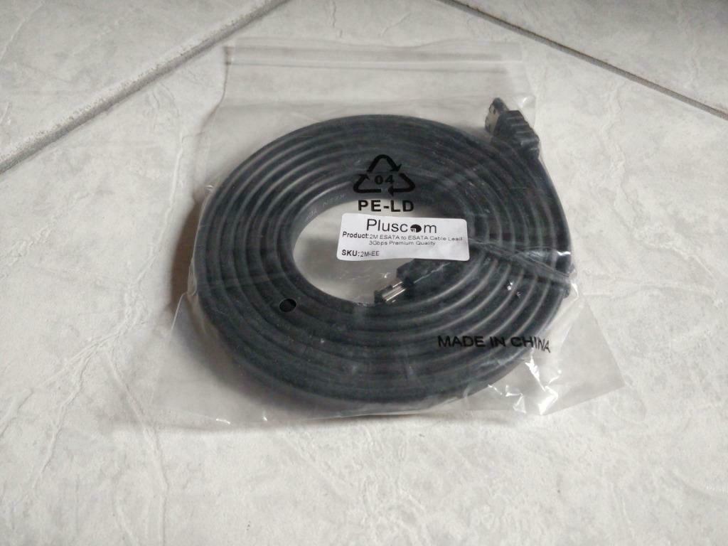 2m eSata naar eSata kabel, Enlèvement ou Envoi, Neuf