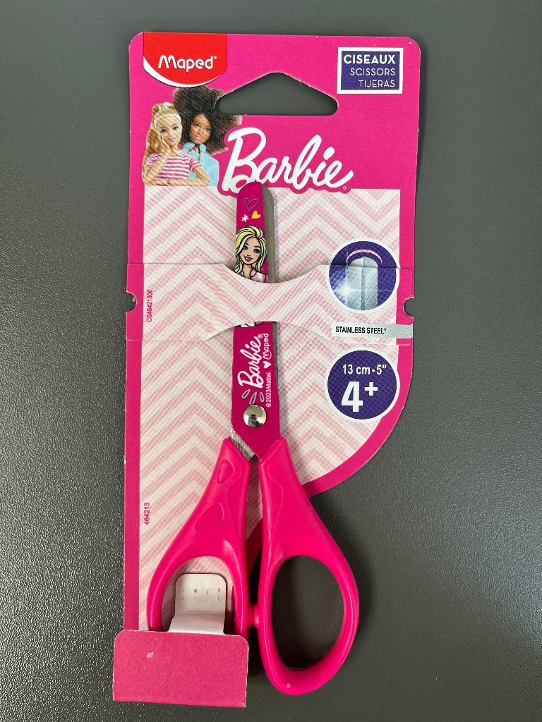 Ergonomische Barbie schaar - ronde punten - merk Maped, Ophalen of Verzenden, Nieuw
