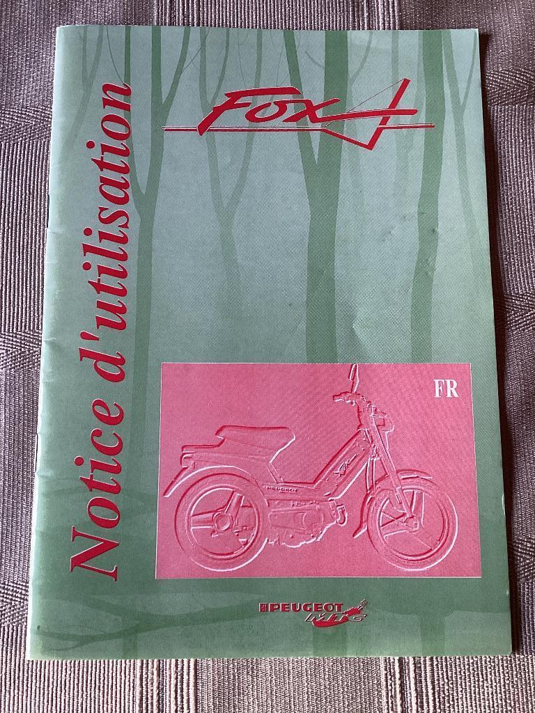 Instructieboekje Fox Peugeot., Fietsen en Brommers, Ophalen of Verzenden