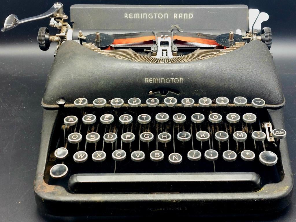 Remington Rand Deluxe model 5 schrijfmachine, Antiek en Kunst, Ophalen