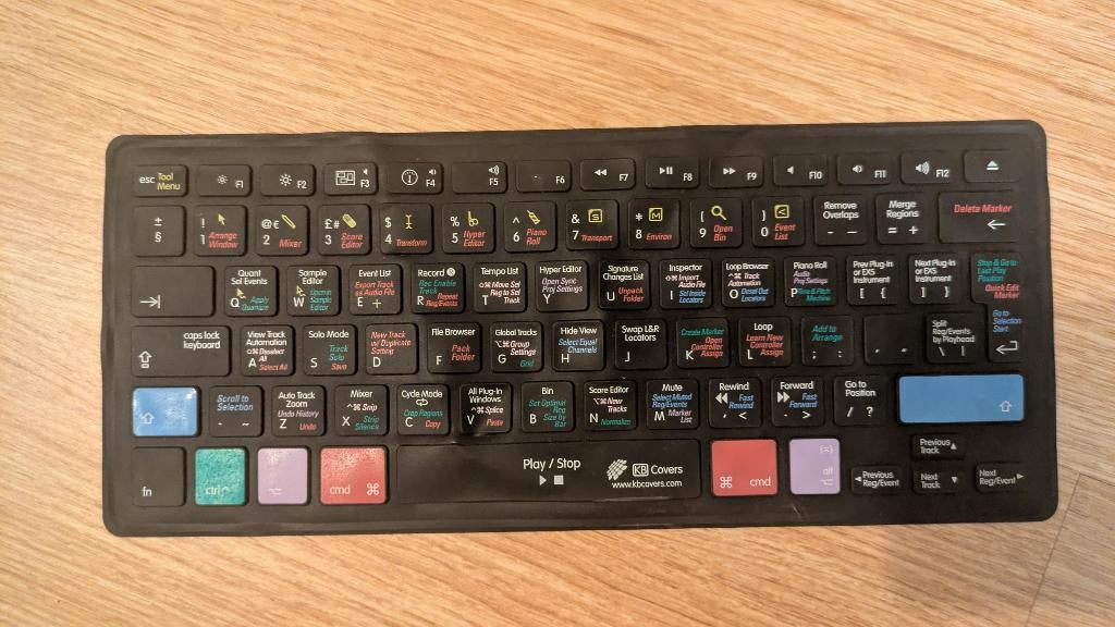 Logic Pro Keyboard cover - Apple, Ophalen of Verzenden, Qwerty, Zo goed als nieuw