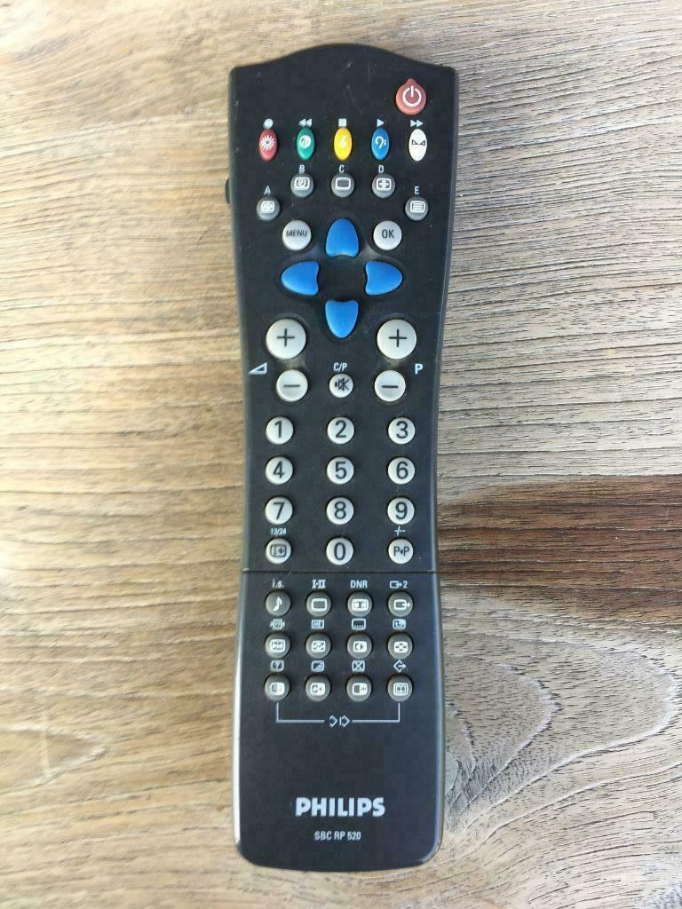 Afstandsbediening Philips SBC RP 520, Ophalen of Verzenden, Gebruikt, Origineel, Tv
