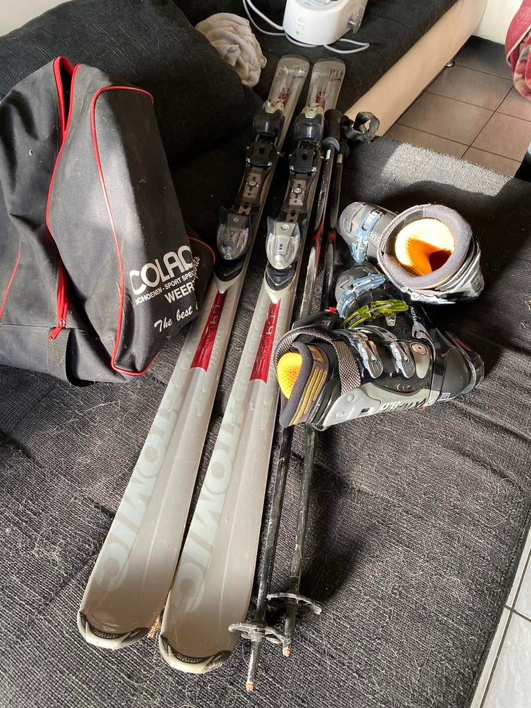 Ski latten ski botten ski stokken, Sport en Fitness, Skiën en Langlaufen, Ophalen, Zo goed als nieuw, Ski, Stokken