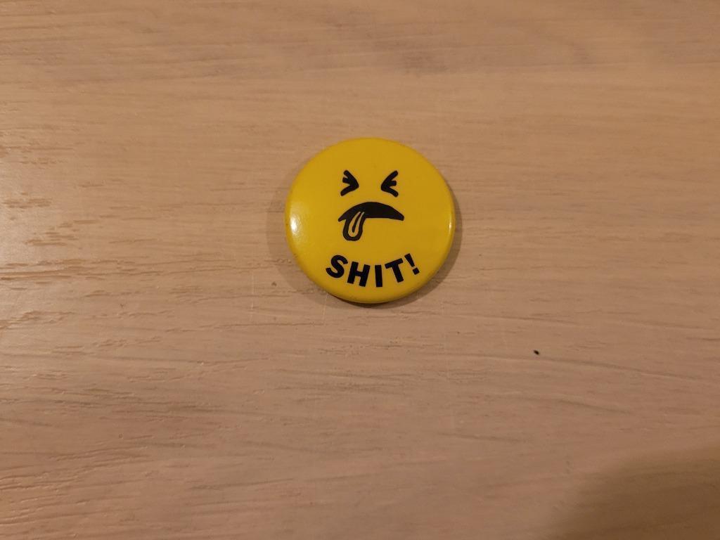 Vintage Acid New Beat en Acid House op zak, Verzamelen, Ophalen of Verzenden, Zo goed als nieuw, Button