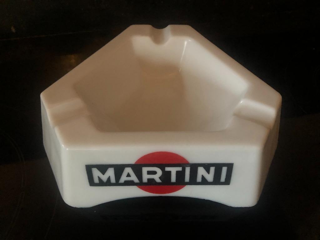 MARTINI asbak GROOT MODEL opaline, Ophalen of Verzenden
