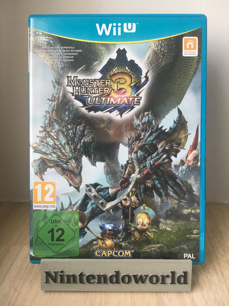 Monster Hunter 3 Ultimate (Nintendo WiiU), Games en Spelcomputers, Games | Nintendo Wii U, Zo goed als nieuw, Ophalen of Verzenden