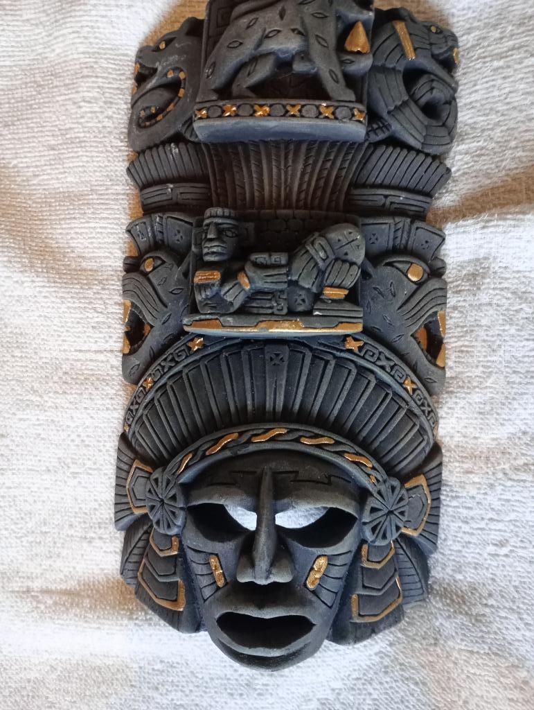 Mexicaanse maskers Chichen Itza, Antiek en Kunst, Antiek | Keramiek en Aardewerk, Ophalen