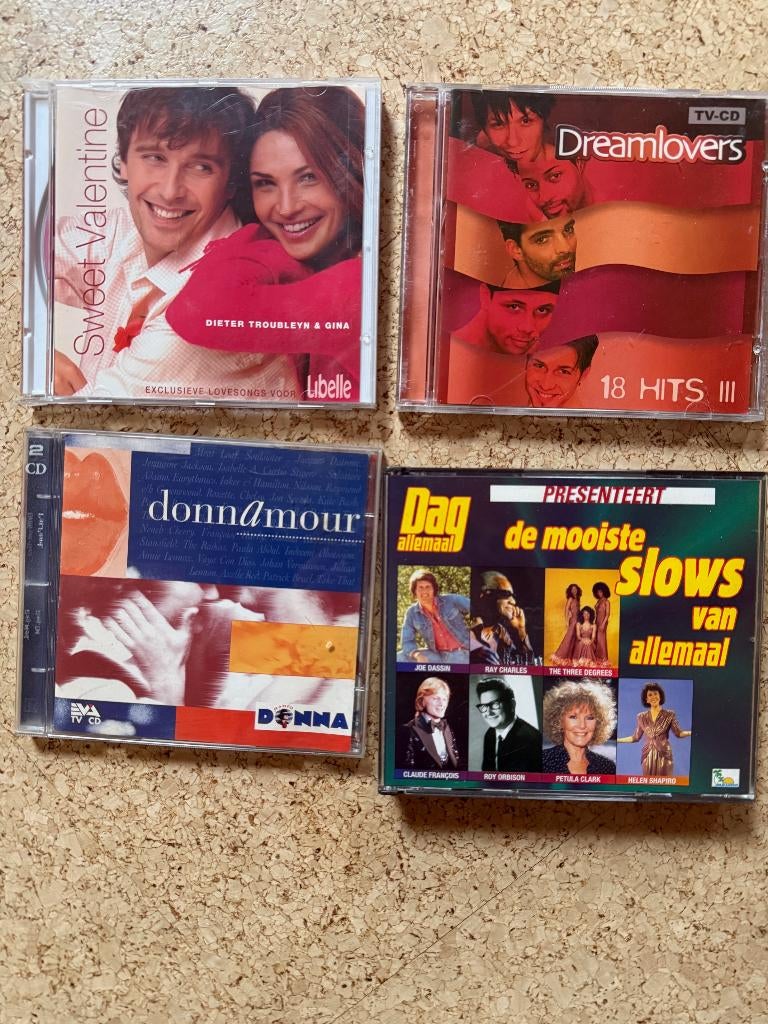4 romantische CD's, Cd's en Dvd's, Ophalen of Verzenden, Zo goed als nieuw