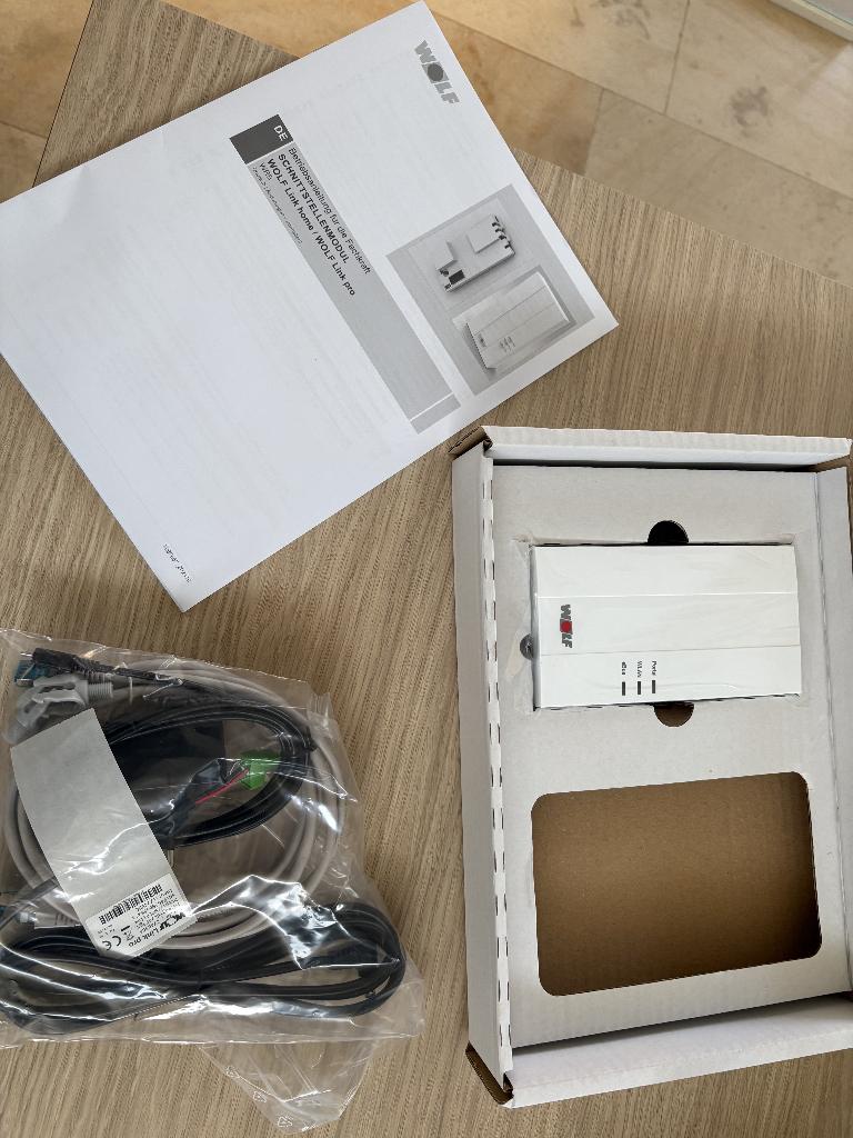 Wolf Link Pro - maak je Wolf-verwarming smart..., Doe-het-zelf en Bouw, Ophalen of Verzenden, Slimme thermostaat, Nieuw