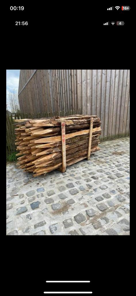 Piquets de clôture en Acacia! Weidepalen - Top - livraison, Enlèvement, Comme neuf, Bois