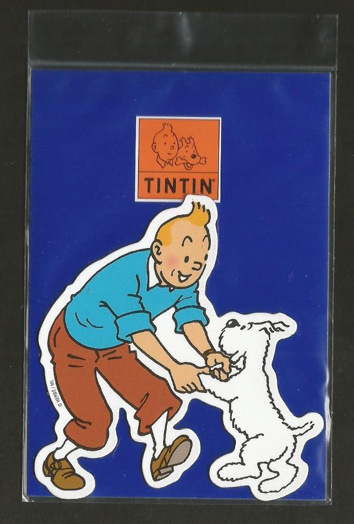 Tintin & Milou - Série de 7 Magnets (Haddock, Dupont, fusée), Enlèvement ou Envoi, Tintin, Neuf, Image, Affiche ou Autocollant