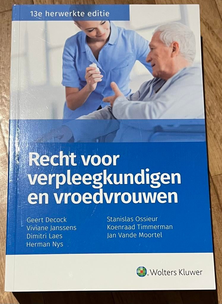 Recht voor verpleegkundige en vroedvrouwen, Ophalen of Verzenden, Zo goed als nieuw