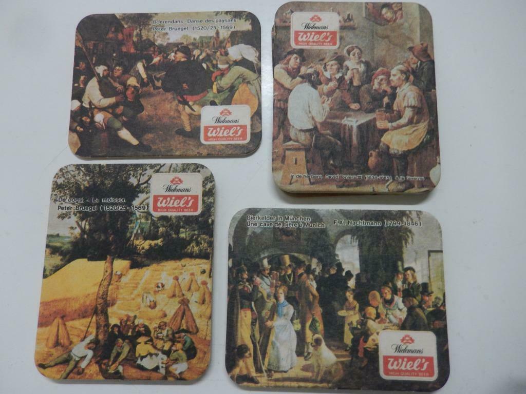 bierviltjes WIEL'S (schilderijen van oude meesters), Verzamelen, Merken en Reclamevoorwerpen, Zo goed als nieuw, Gebruiksvoorwerp