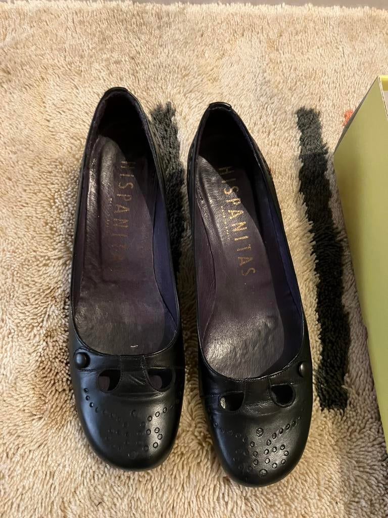 Zwarte pumps merk Hispanitas maat 39, Verzenden, Zwart, Hispanitas, Zo goed als nieuw