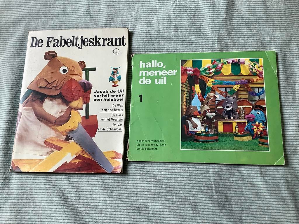 Fabeltjeskrant 2 boekjes origineel 1970-1971, Boeken, 5 of 6 jaar, Jongen of Meisje, Voorleesboek, Sprookjes