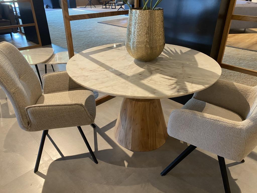 STOCKVERKOOP partij eetkamerstoelen en fauteuils, Neuf, Autres couleurs, Tissus, Enlèvement