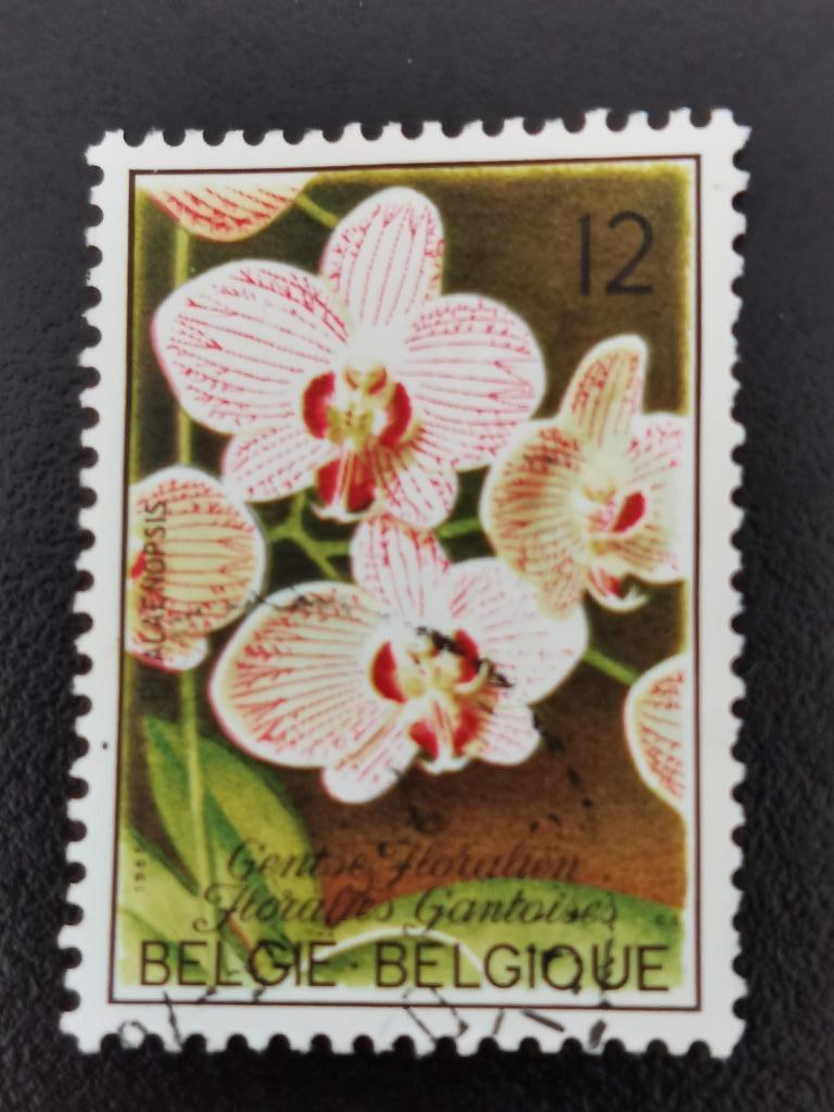Belgie 1985 - Gentse Floralien - bloemen - orchideeën, Postzegels en Munten, Ophalen of Verzenden, Gestempeld