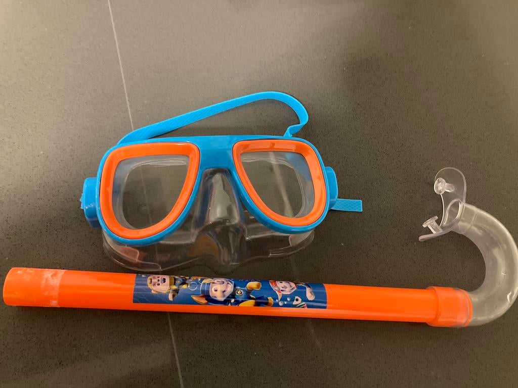 Kinderen snorkel, Ophalen of Verzenden, Zo goed als nieuw, Snorkelset