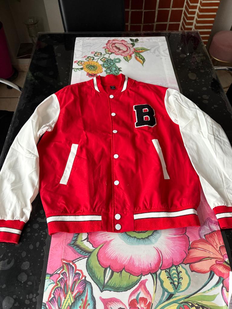Veste Teddy femme taille S, Ophalen of Verzenden, Zo goed als nieuw, Rood