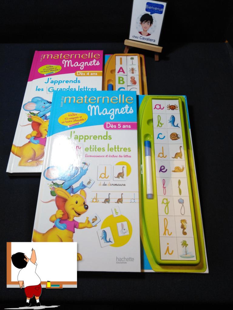 Lot de 2 livres - Maternel Magnet - J'apprends les grandes e, Kinderen en Baby's, Speelgoed | Educatief en Creatief, Nieuw, Taal en Lezen