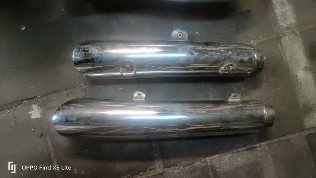 Harley-Davidson uitlaatdempers v-rod, Motoren, Ophalen of Verzenden
