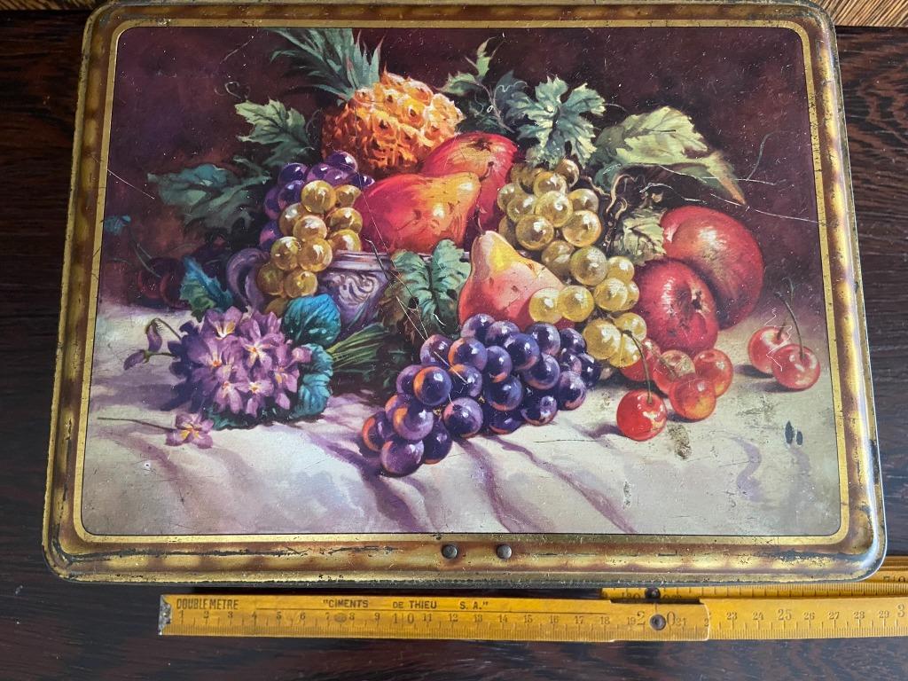 Lot de 5 anciennes boites métalliques décorées, Collections, Enlèvement, Utilisé, Autre, Autres marques