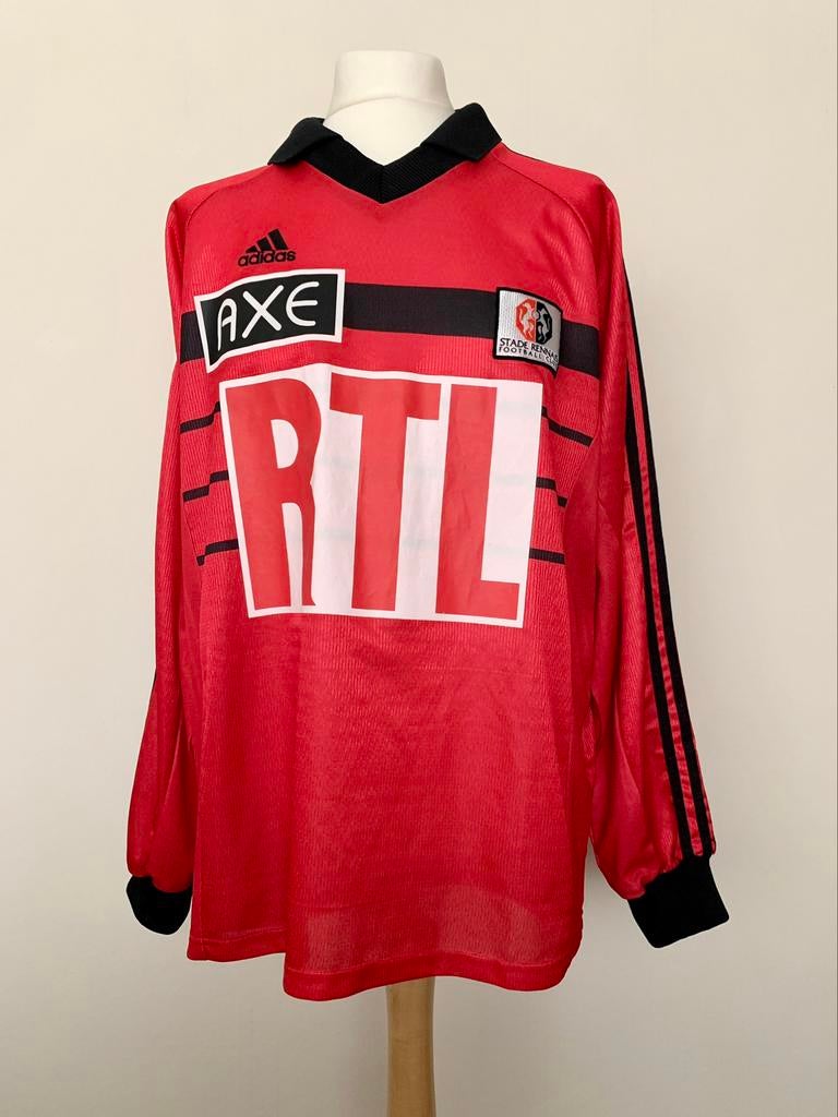 Stade Rennais FC 1999-2000 France Cup Bigné match worn shirt, Taille XL, Enlèvement ou Envoi, Utilisé, Maillot