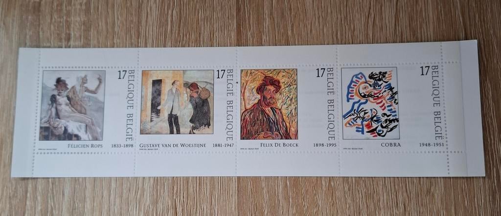 Belgisch postzegelboek 1988 kunstwerken, Ophalen of Verzenden