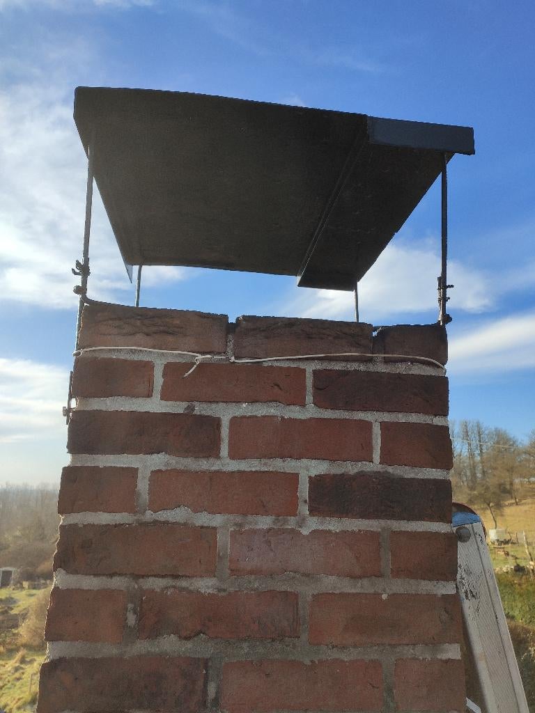 Châpeau de toiture 65x 65, Bricolage & Construction, Enlèvement, Utilisé, Ventilateur et Extracteur