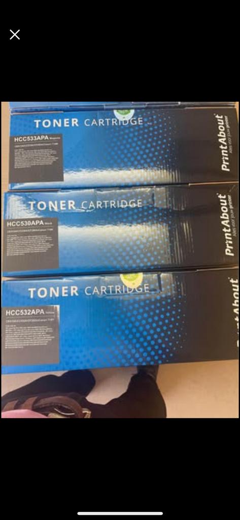 nieuwe verpakking met 4 inktpatronen voor hp 304a (cc533a), Ophalen, Nieuw, Toner