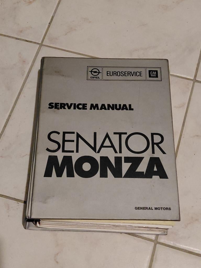 Werkplaatsboek opel senator monza, Ophalen of Verzenden, Opel