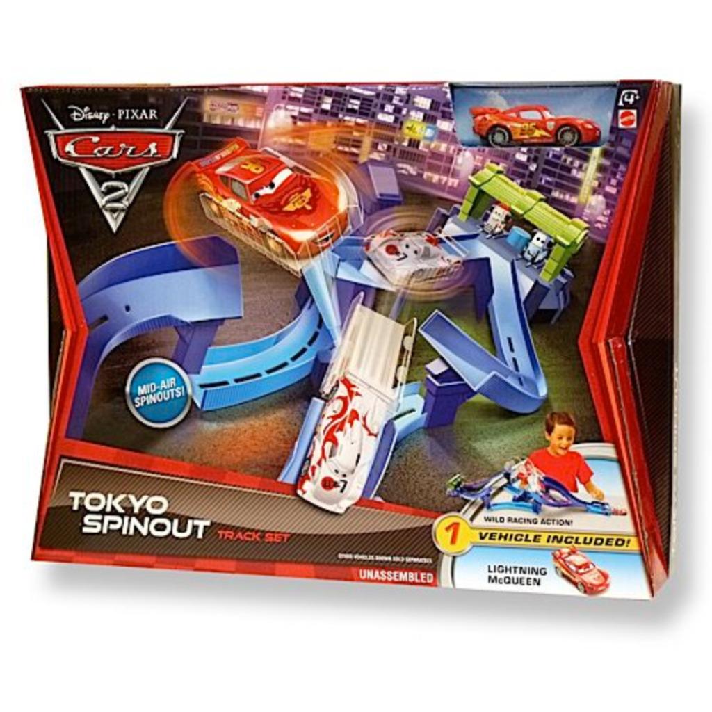 Disney Cars 2 Tokyo spinout circuit neuf, Enlèvement ou Envoi, Autres personnages, Neuf, Autres types