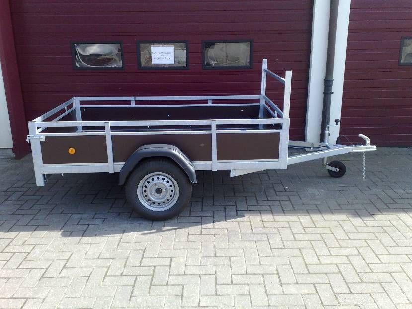Aanhangwagen ongeremd enkelas TE HUUR, Ophalen of Verzenden, Zo goed als nieuw