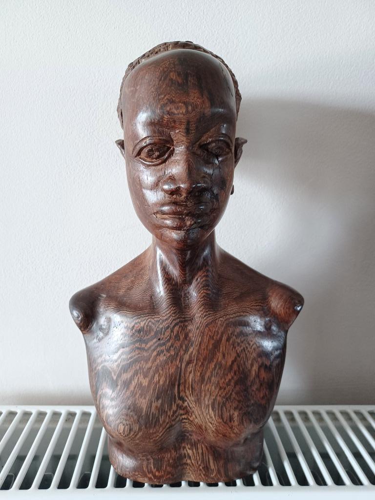 LOT AFRIKAANSE BEELDJES JAREN 60 VINTAGE IN SUBLIEME STAAT, Ophalen of Verzenden, Zo goed als nieuw, Mens
