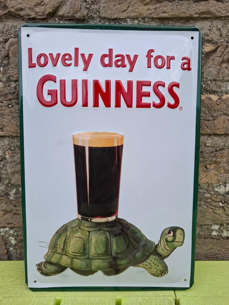 Guinness - panneau d'affichage en forme de tortue, Enlèvement ou Envoi, Neuf, Panneau, Plaque ou Plaquette publicitaire, Autres marques