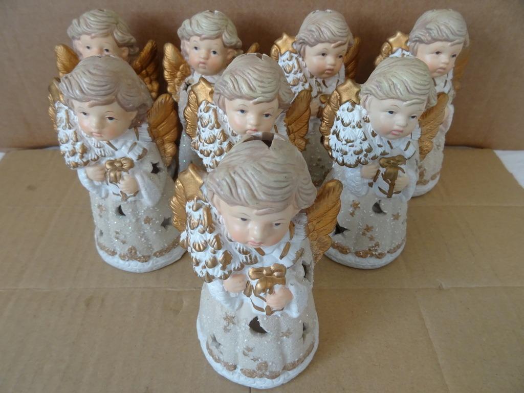 Décoration de Noël ange photophore 8x Retrait 19 euros, Enlèvement ou Envoi, Comme neuf