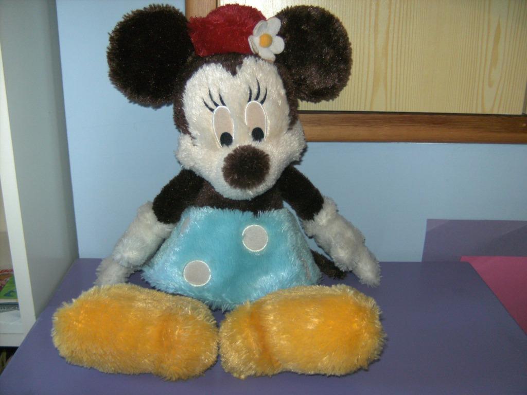 Knuffel: minnie mouse (disneyland), Enlèvement ou Envoi, Mickey Mouse, Utilisé, Peluche