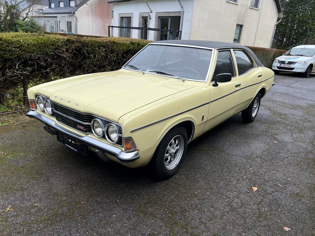 Ford Cortina MK3 GXL 1972 – Restaurée – Boîte Auto Révisée, Autos, Achat, Noir, 5 portes, Automatique