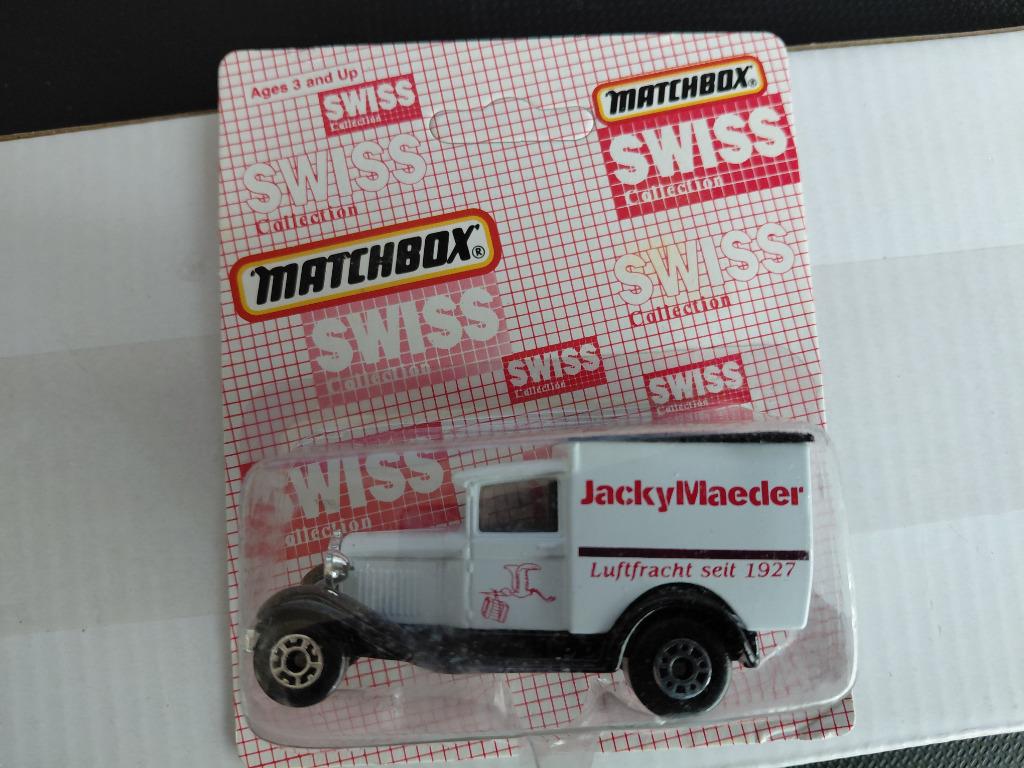 Matchbox 38 E 81 Ford Model A Van Jacky Maeder, Hobby en Vrije tijd, Modelauto's | Overige schalen, Zo goed als nieuw, Bus of Vrachtwagen