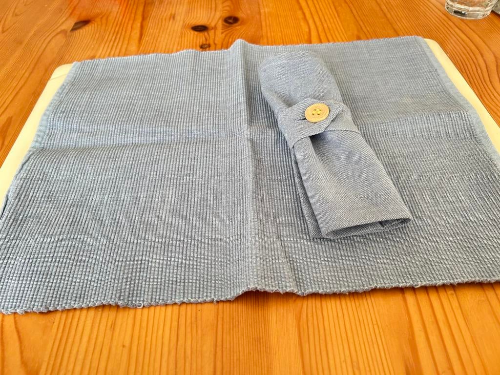 Placemats, Ophalen, Zo goed als nieuw, Blauw, Placemat