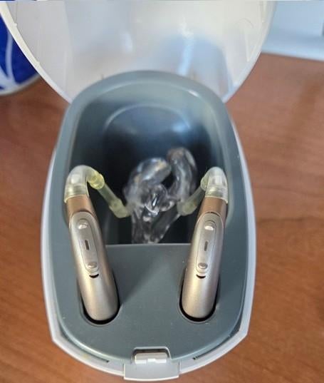 AudioNova DX P Li hoortoestel incl. accessoires, Ophalen of Verzenden, Zo goed als nieuw, Overige typen