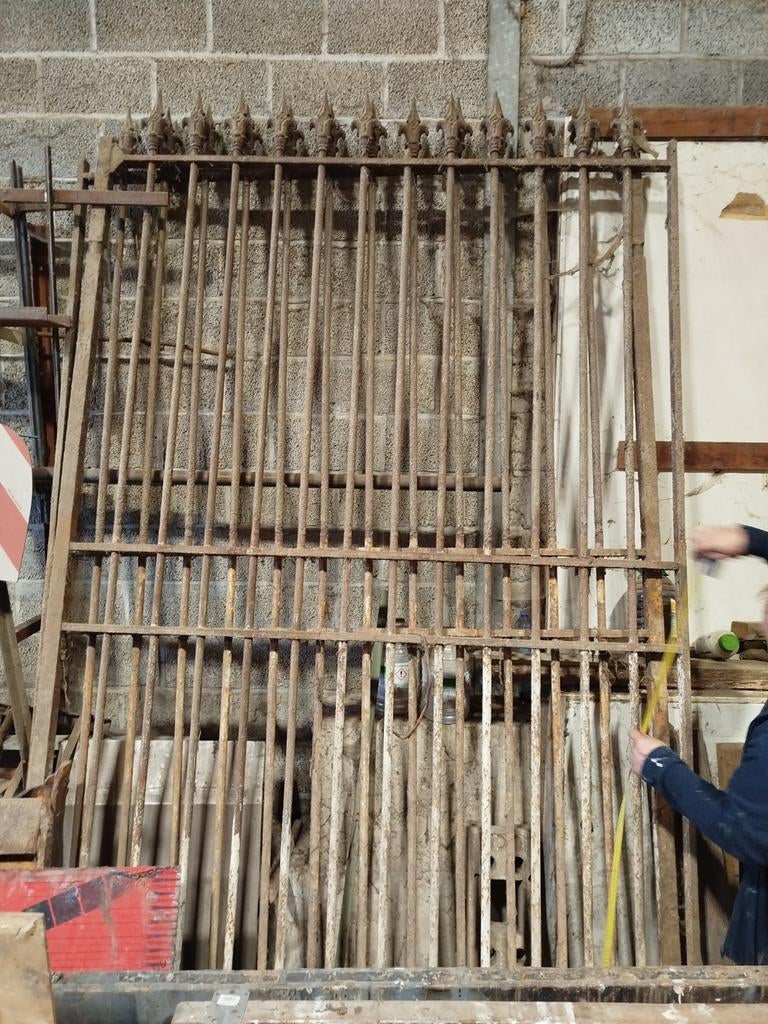 Ancienne grille / portail de château / oud kastelen hekken