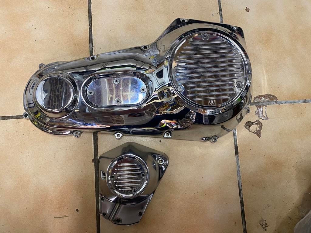 Carter primaire + carter allumage Harley Softail 1340, Motoren, Ophalen, Gebruikt