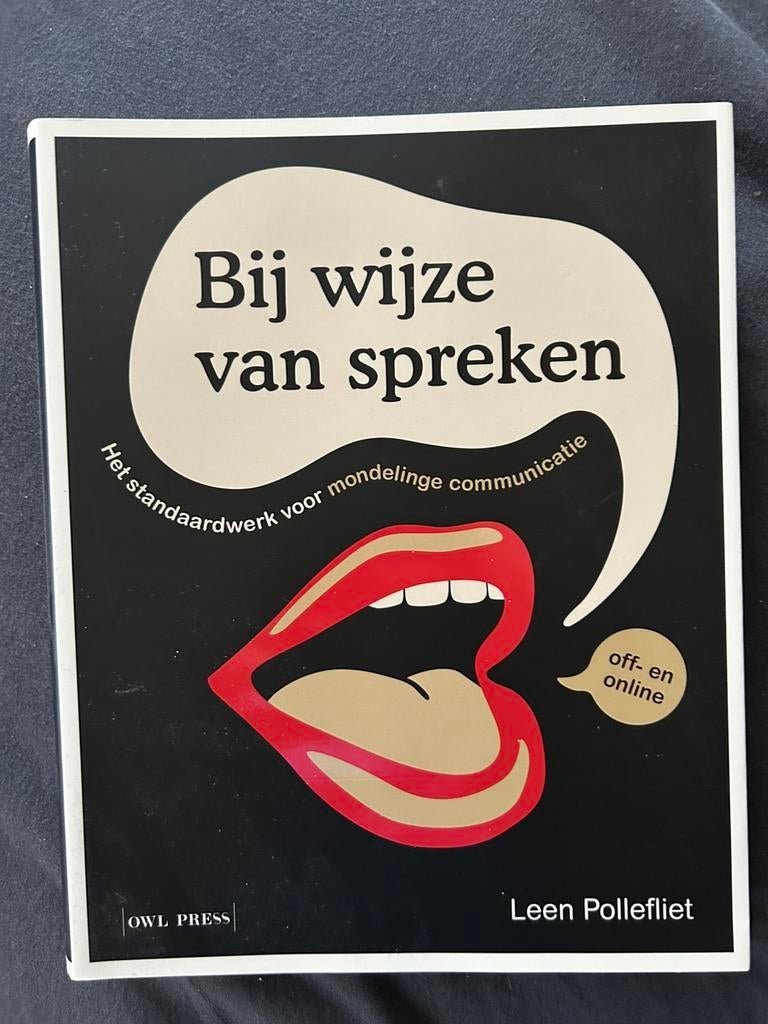 Leen Pollefliet - Bij wijze van spreken, Enlèvement ou Envoi, Neuf, Leen Pollefliet