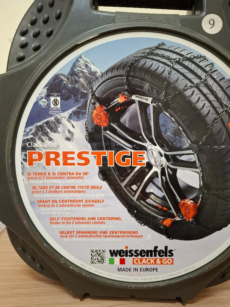 Weissenfels sneeuwkettingen met automatische aanscherping, Ophalen, Gebruikt