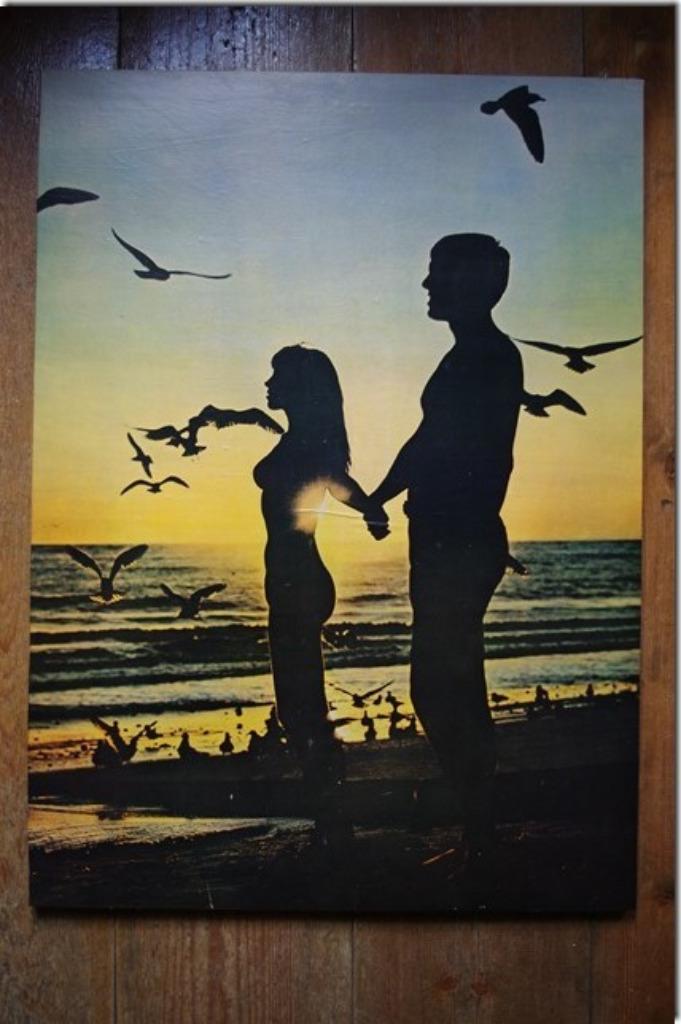 Poster op hout, Verzamelen, Posters, Ophalen