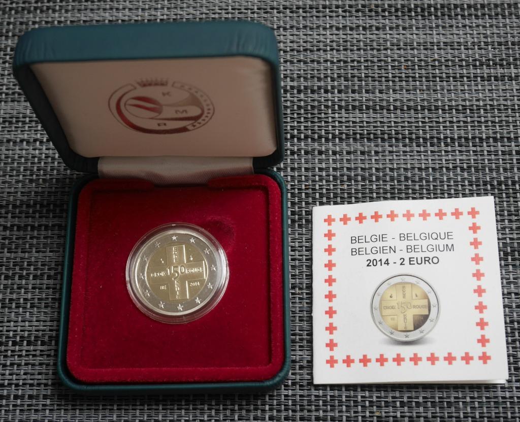 2 Euro België 2014 Proof Rode Kruis proof, Postzegels en Munten, Munten | Europa | Euromunten, Ophalen of Verzenden, België, 2 euro