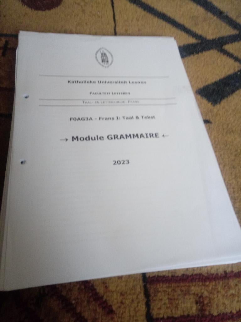 Module de grammaire du programme, Neuf, Diverse auteurs, Enseignement supérieur, Alpha