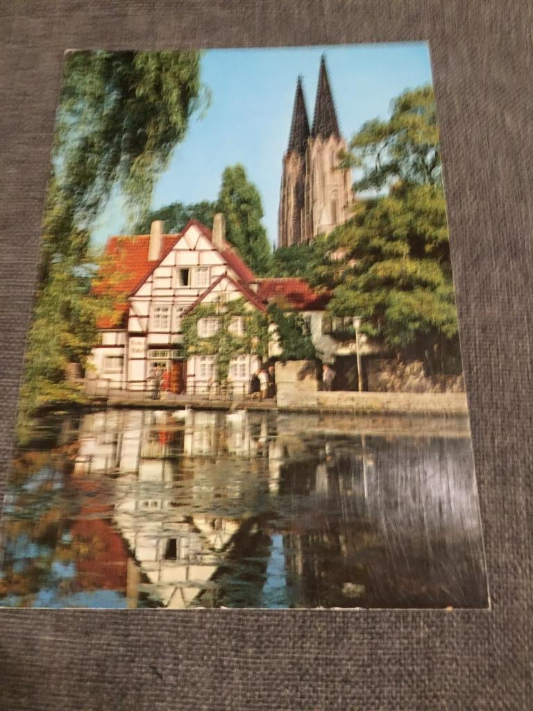oude postkaart Duitsland Soest, Verzamelen, Ophalen of Verzenden, 1980 tot heden, Gelopen, Duitsland