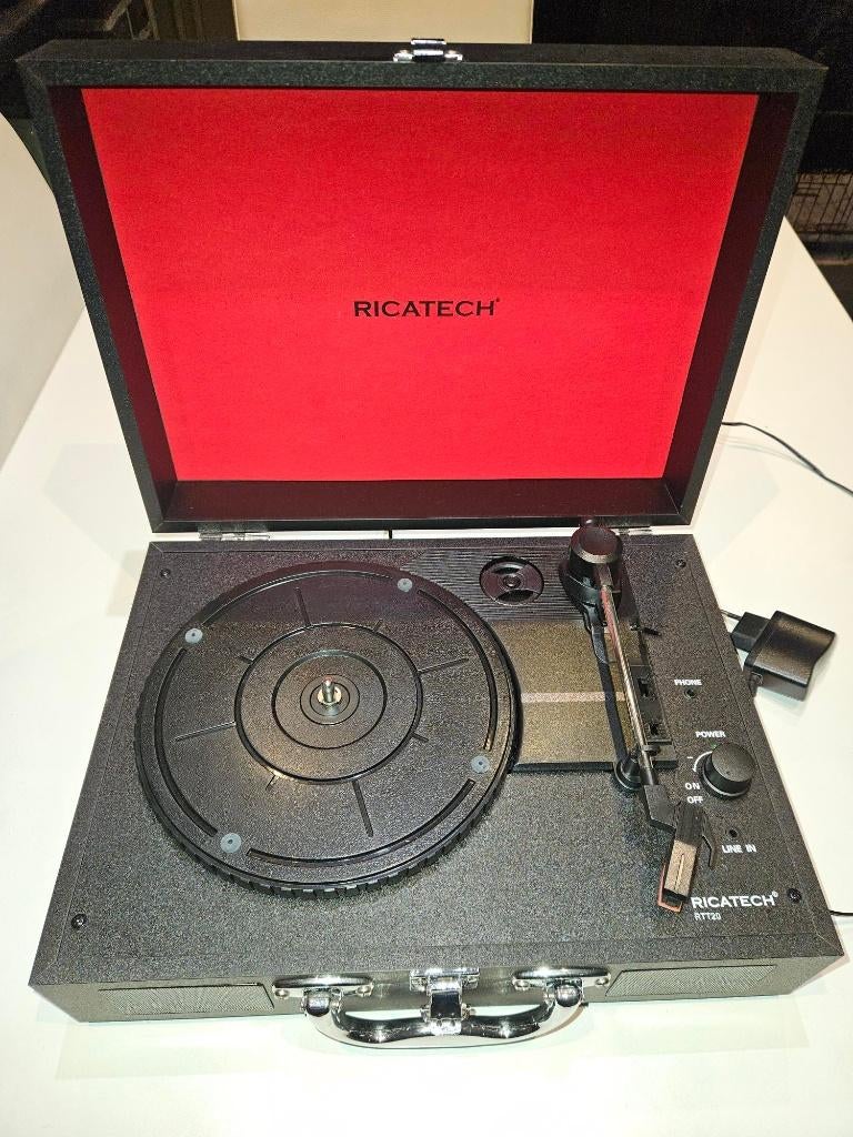 Platenspeler Ricateck RTT20, Autres marques, Tourne-disque, Comme neuf, Enlèvement